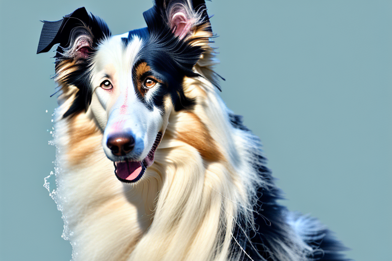 Several distinct collie dog breeds such as the border collie