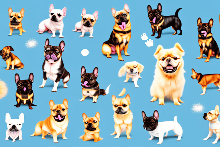 Several different types of adorable dog breeds