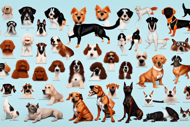 Various dog breeds