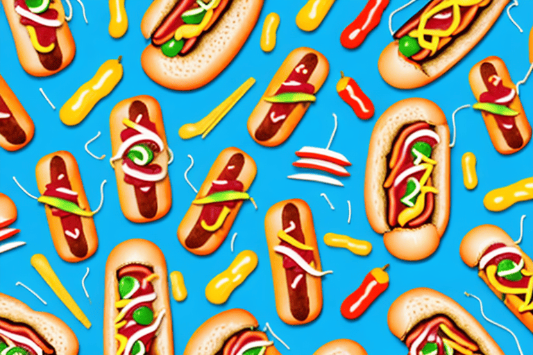 A variety of hot dogs