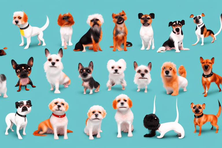 Several different types of small dog breeds