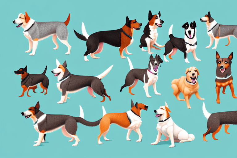 Several distinctive australian dog breeds