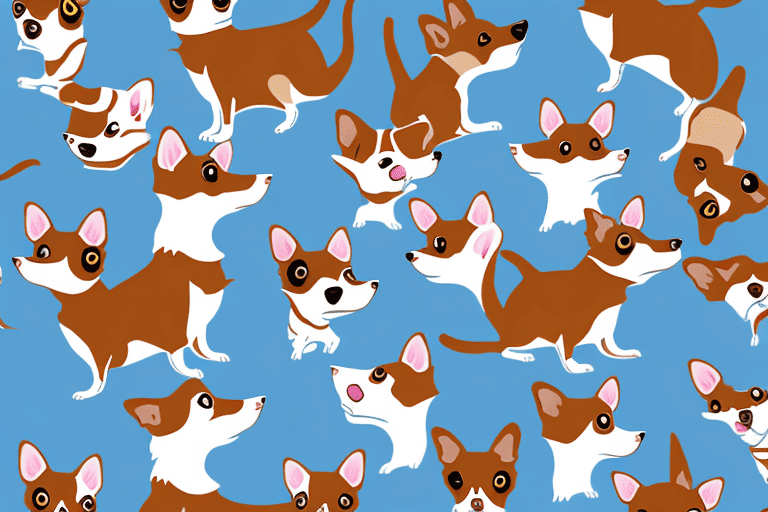 Several distinct types of chihuahuas