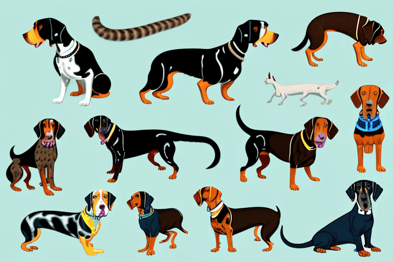 Different types of coon dogs