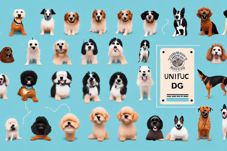 Various breeds of dogs