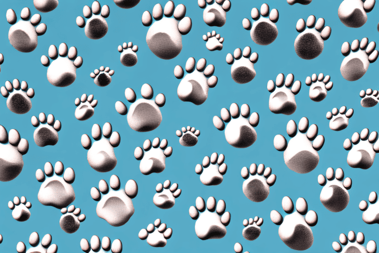 Several different types of dog paws