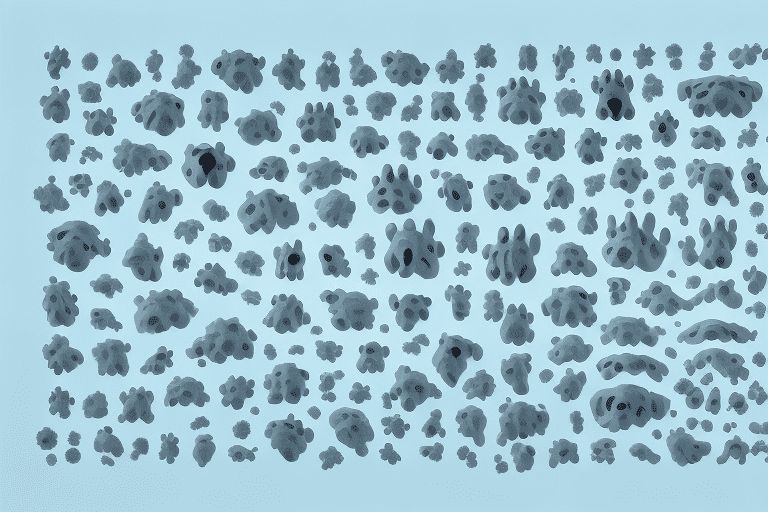 Several different types of dog tumors