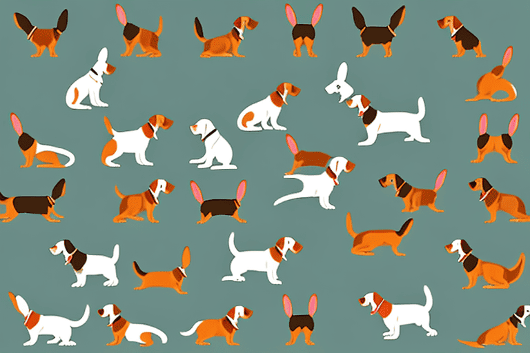 Several different dog breeds that are known for rabbit hunting