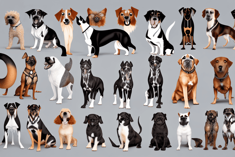 Various dog breeds