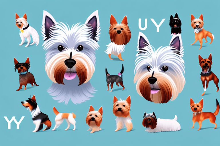 Several unique dog breeds that start with the letter 'y'