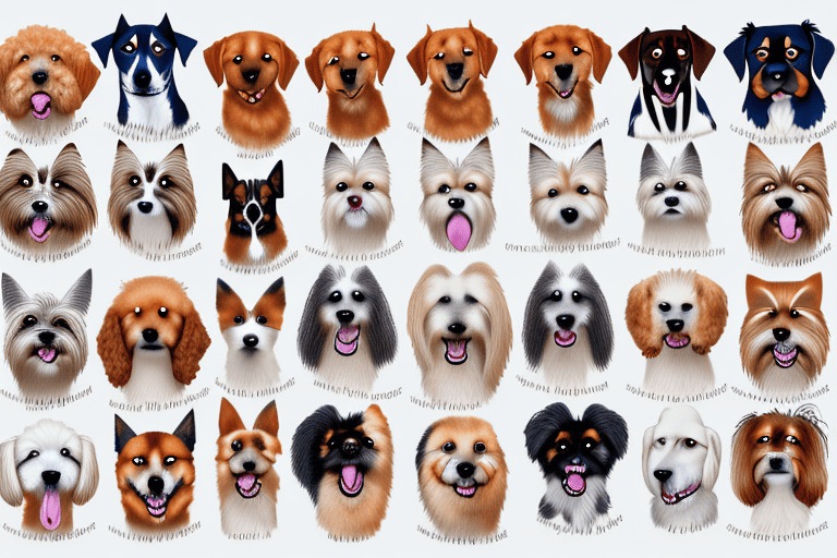 Various types of dogs