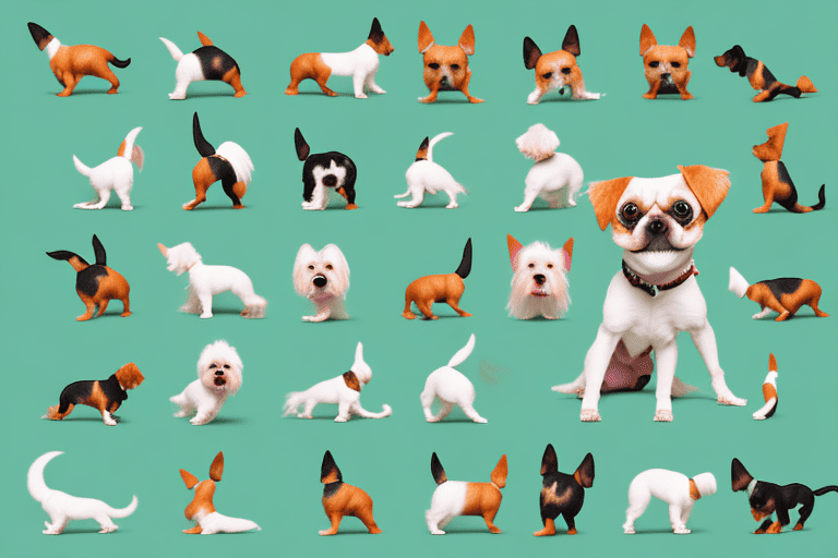 Ten different small dog breeds