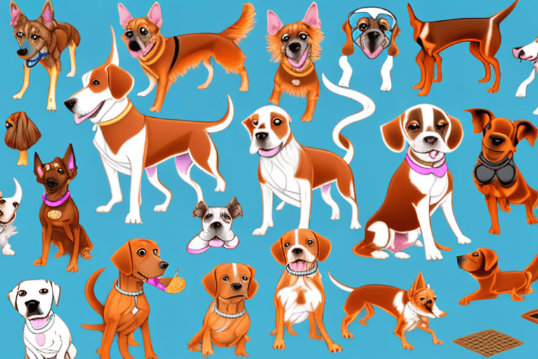 Several popular dog breeds that begin with the letter 'v'