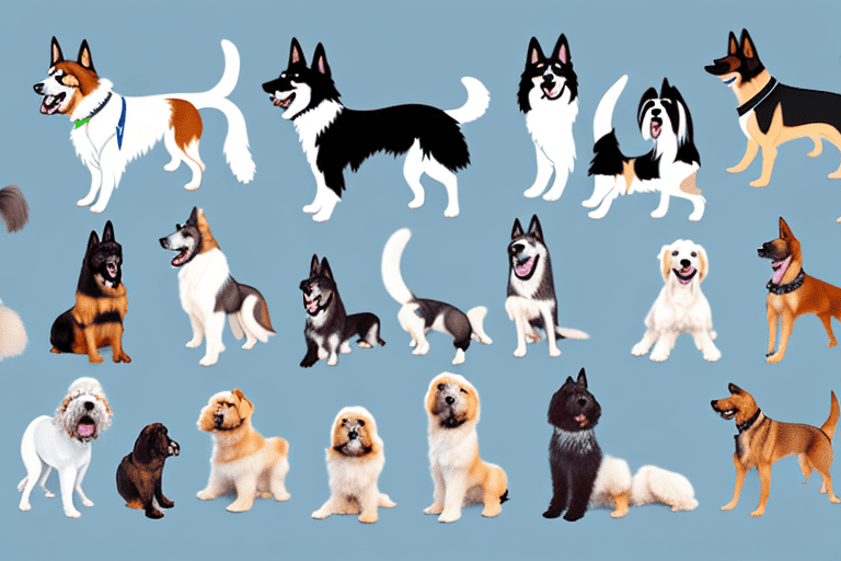 Several different dog breeds that start with 'mal'