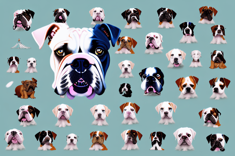 Several distinctive dog breeds that start with the letter 'e' such as english bulldogs