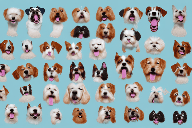 Ten different dog breeds