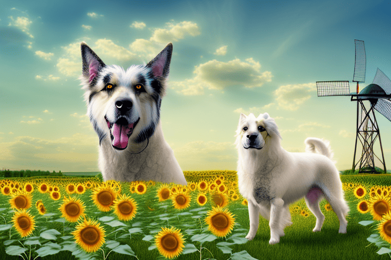 Several popular dog breeds in ukraine