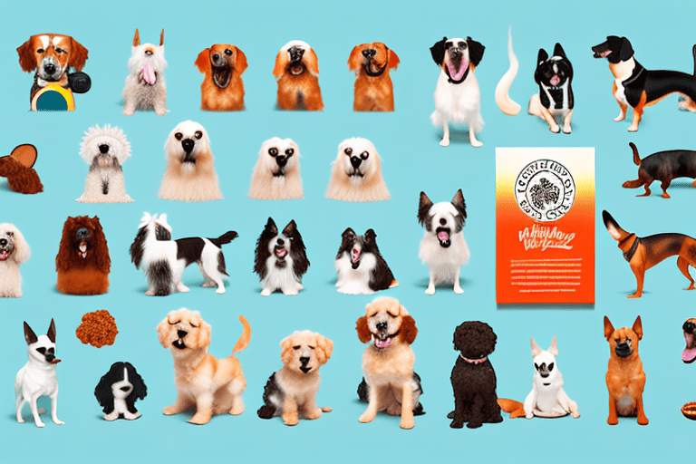 Several different dog breeds