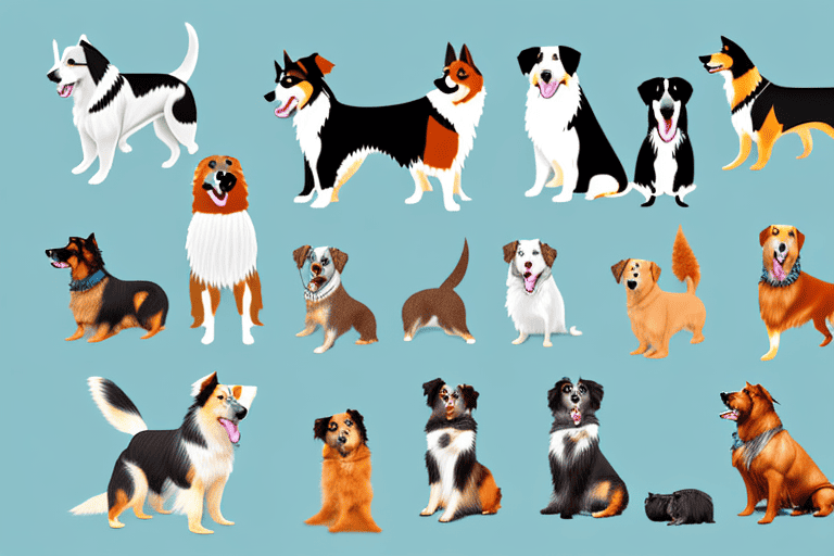 Various dog breeds that are popular in australia