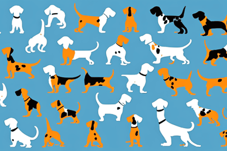 Several different dog breeds that start with the letter "d"