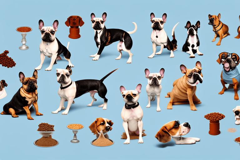 Several different dog breeds