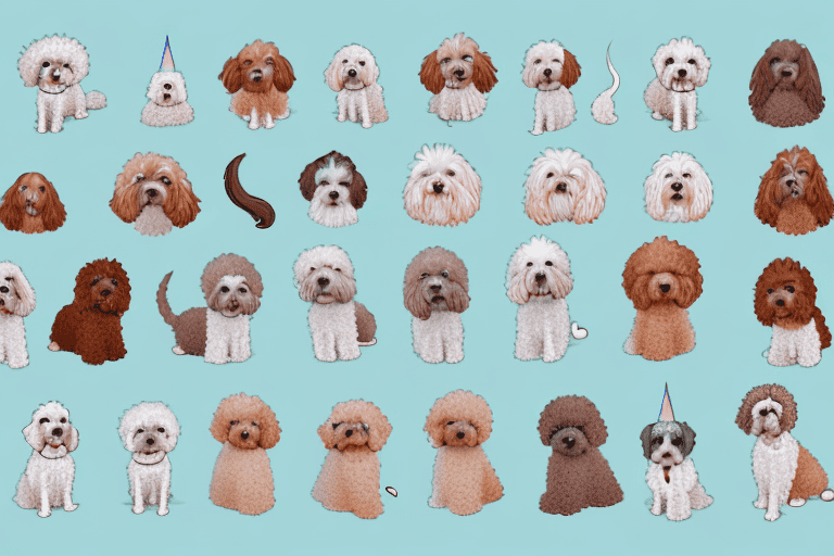 Several small doodle dog breeds