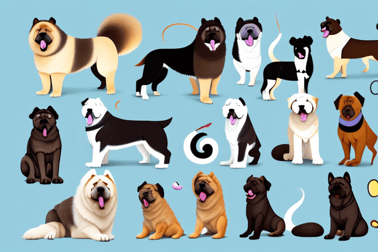 Several large dog breeds that start with the letter 'c'