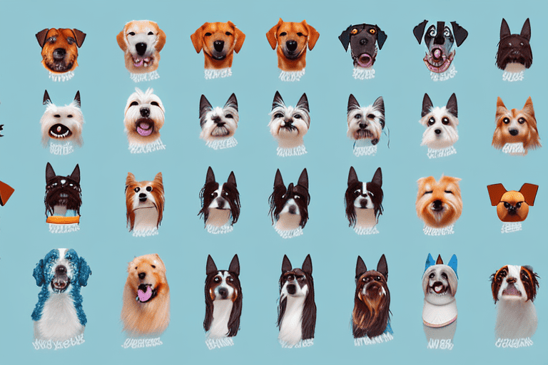 Ten different popular dog breeds