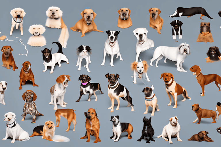 Ten different popular dog breeds