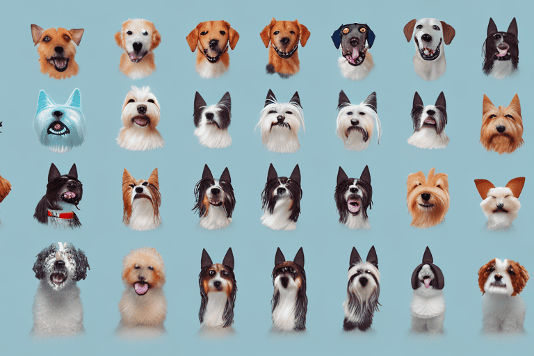 Ten different popular dog breeds