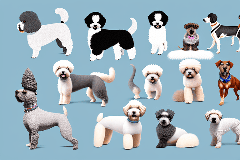 Various breeds of dogs that are known for not shedding