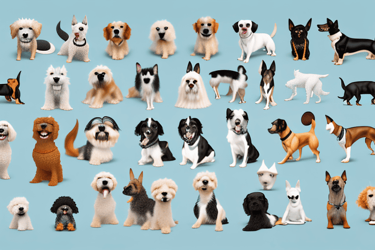 Various types of dogs