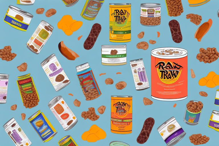 A variety of raw dog food products from titan