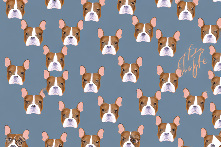 Several distinct types of french bulldogs in various colors and sizes