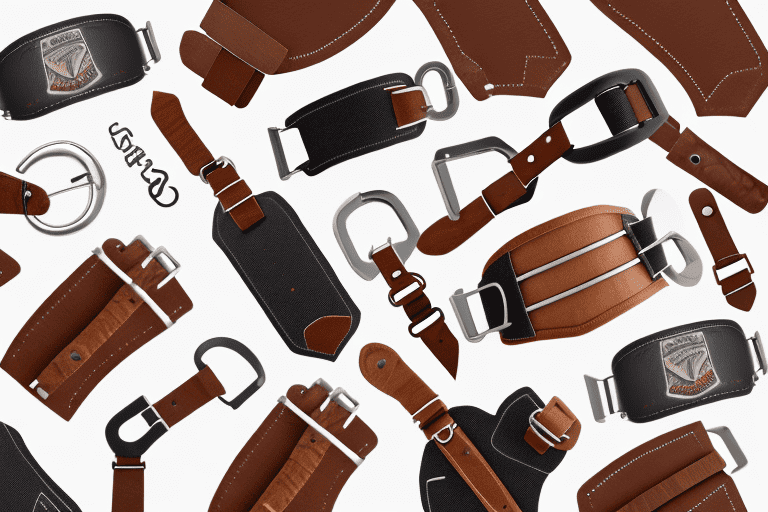 A variety of bark appeal dog harnesses in different styles and colors