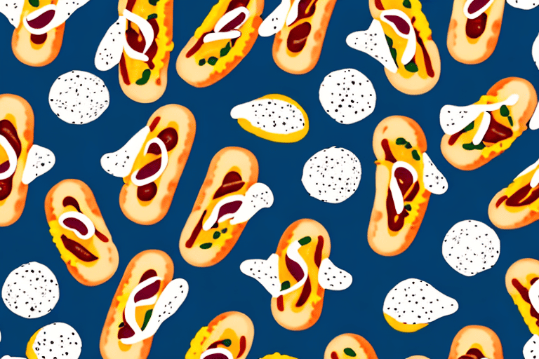 Various types of hot dog rolls