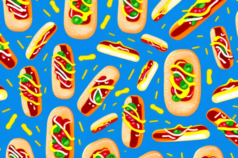 Various types of hot dogs