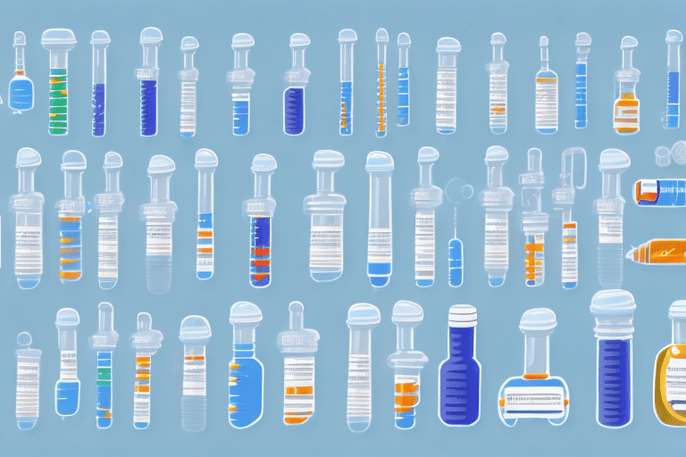 Several different types of insulin vials