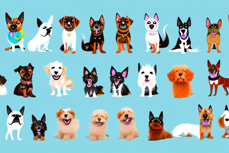 Various adorable and distinct types of dogs