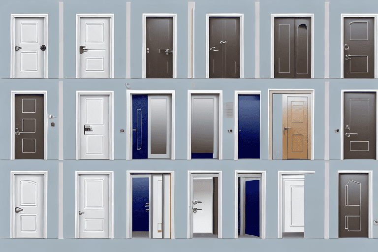 Various types of dog doors such as flap doors