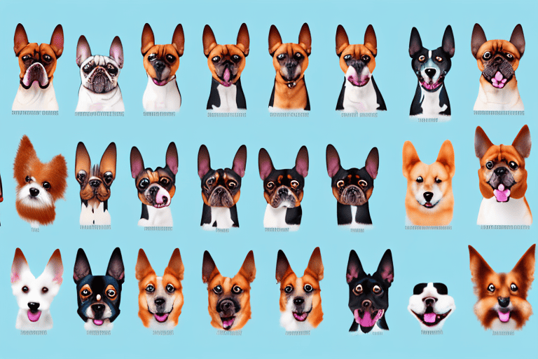 Several different types of dog breeds