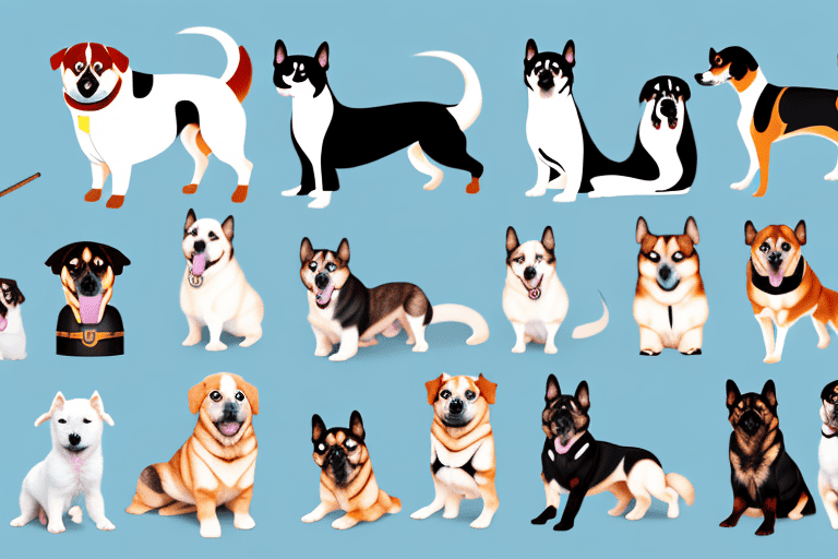 Several different korean dog breeds