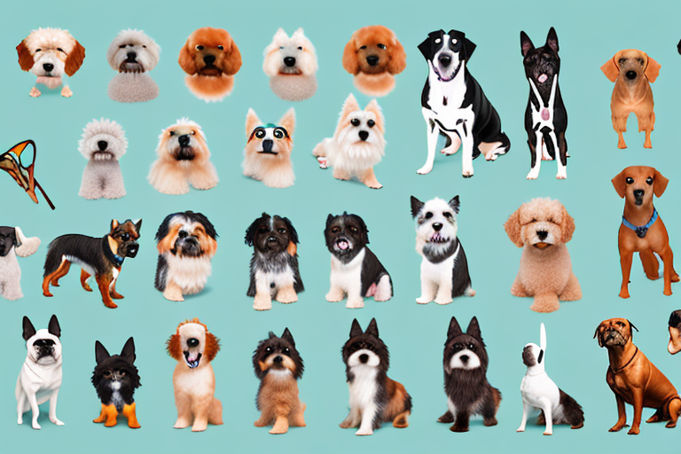 Various dog breeds